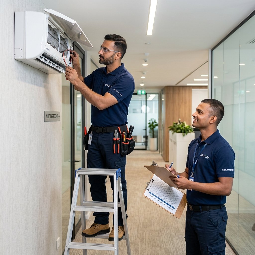 Servora AMC facility maintenance professionals